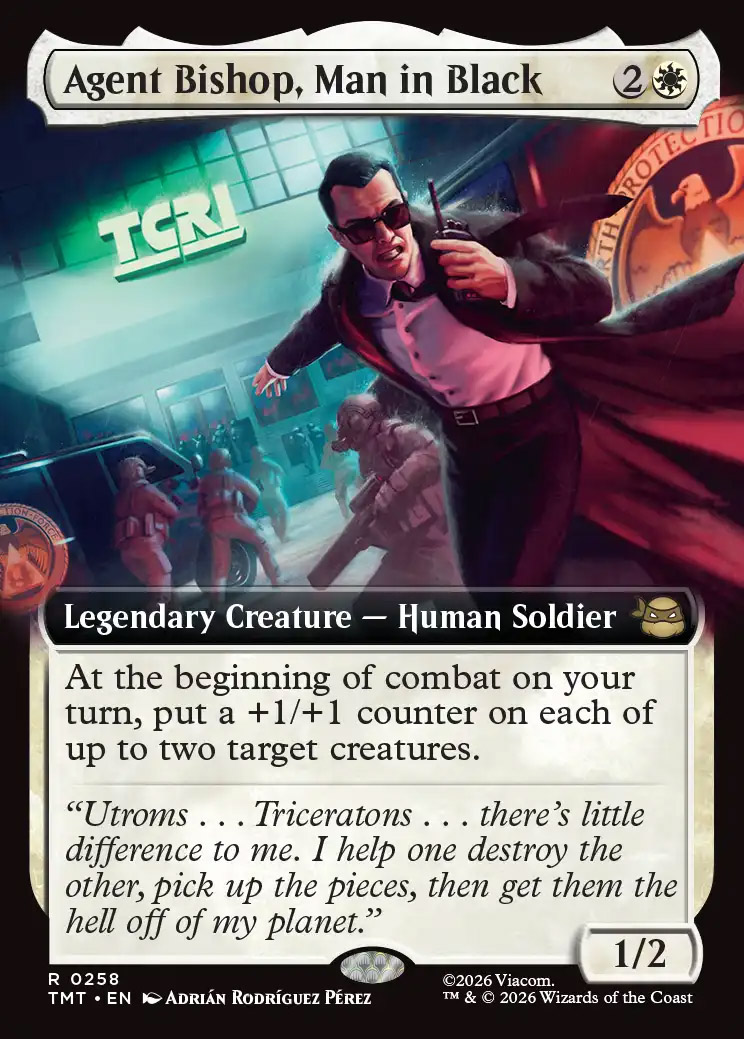 Agent Bishop, Man in Black