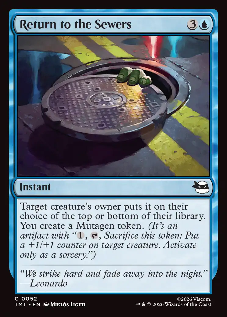 Return to the Sewers