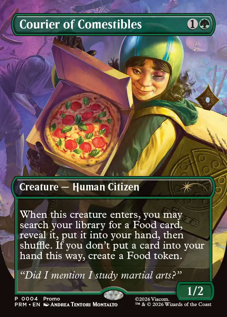 Courier of Comestibles