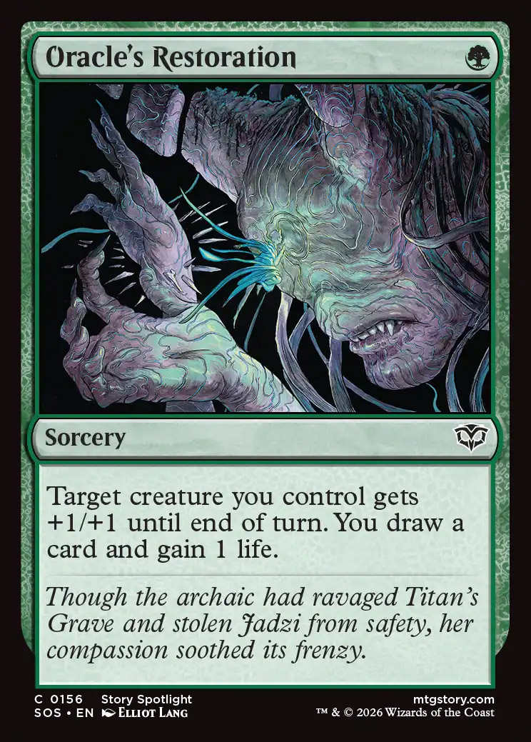 Oracle's Restoration