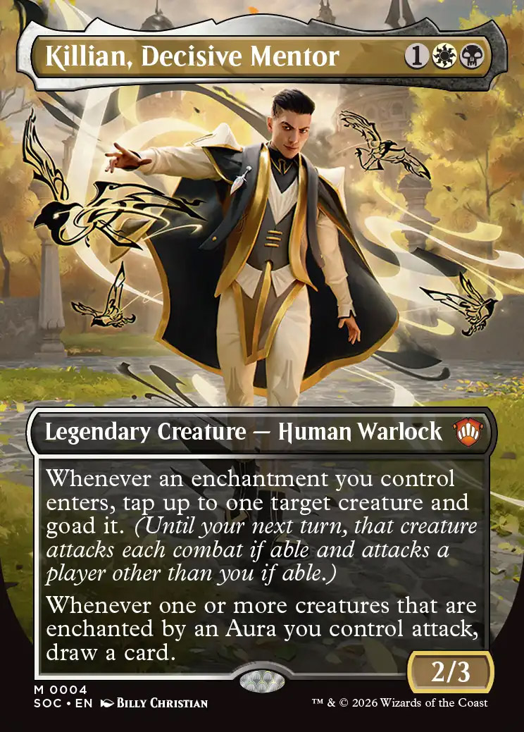 Killian, Decisive Mentor
