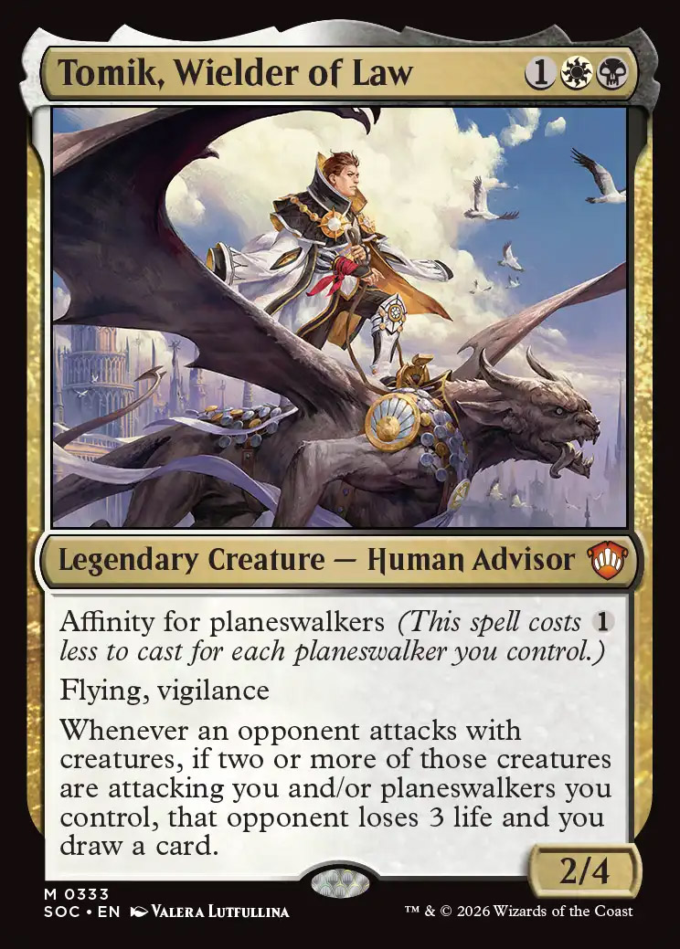 Tomik, Wielder of Law