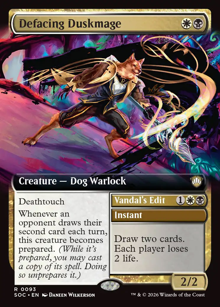 Defacing Duskmage