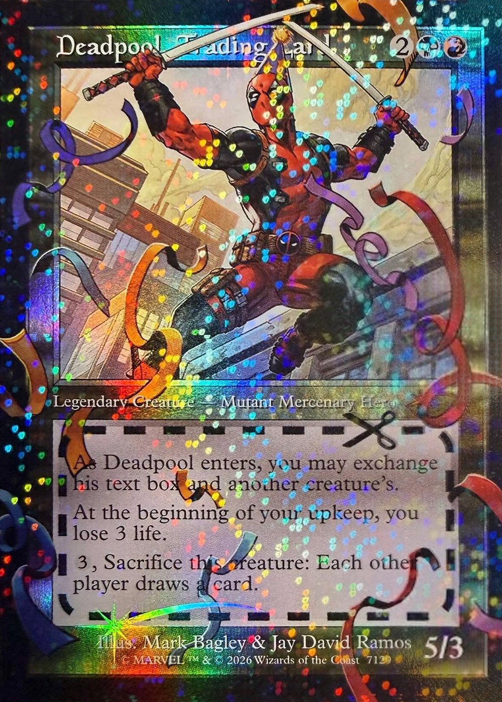 Deadpool, Trading Card