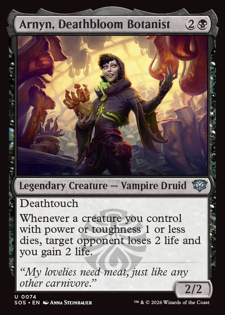 Arnyn, Deathbloom Botanist