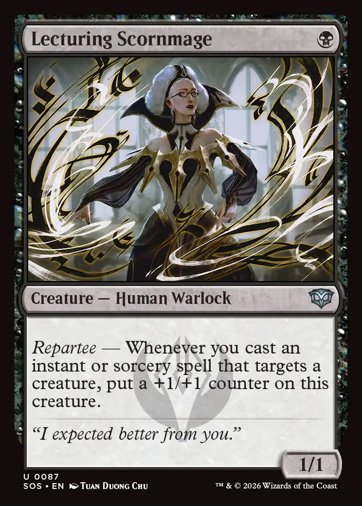 Lecturing Scornmage