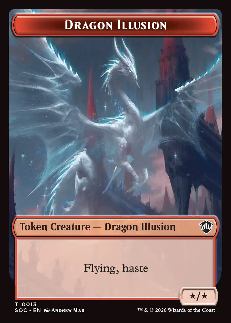 Dragon Illusion Token // Elemental Token