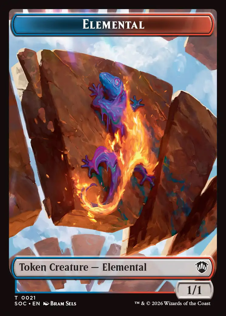 Elemental Token // Phyrexian Myr Token