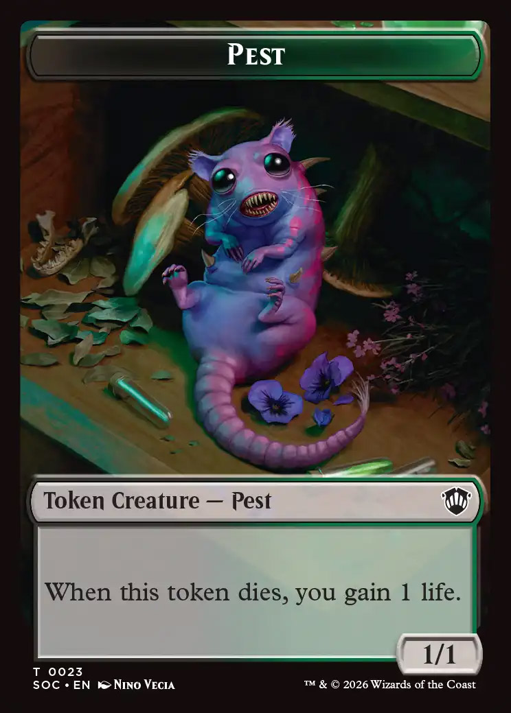 Pest Token // Saproling Token