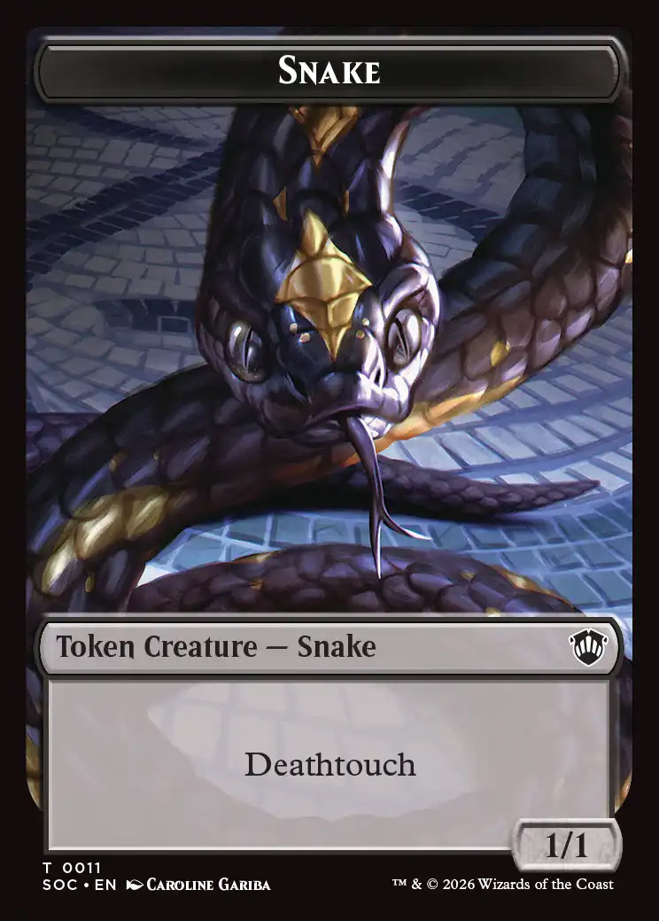 Snake Token // Zombie Token
