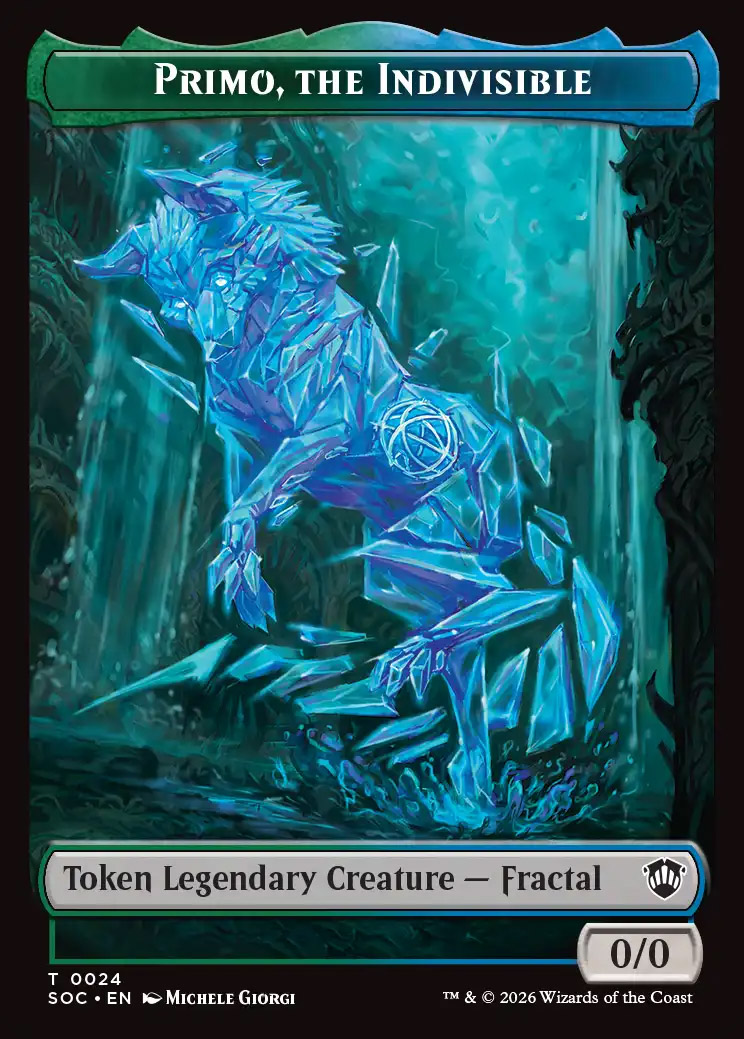Primo, the Indivisible Token // Treasure Token