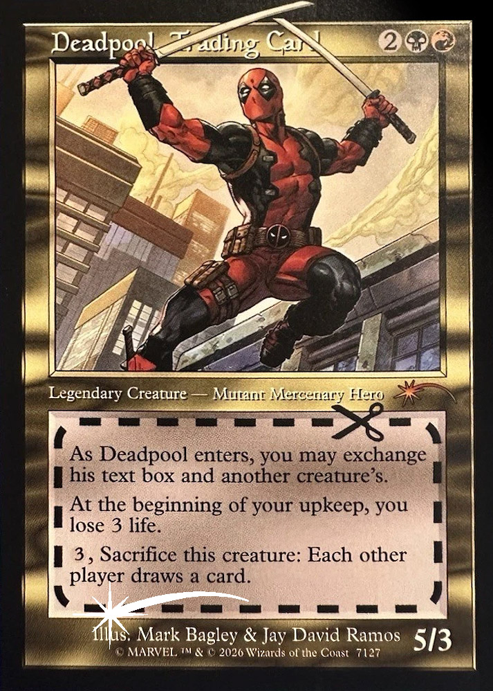 Deadpool, Trading Card