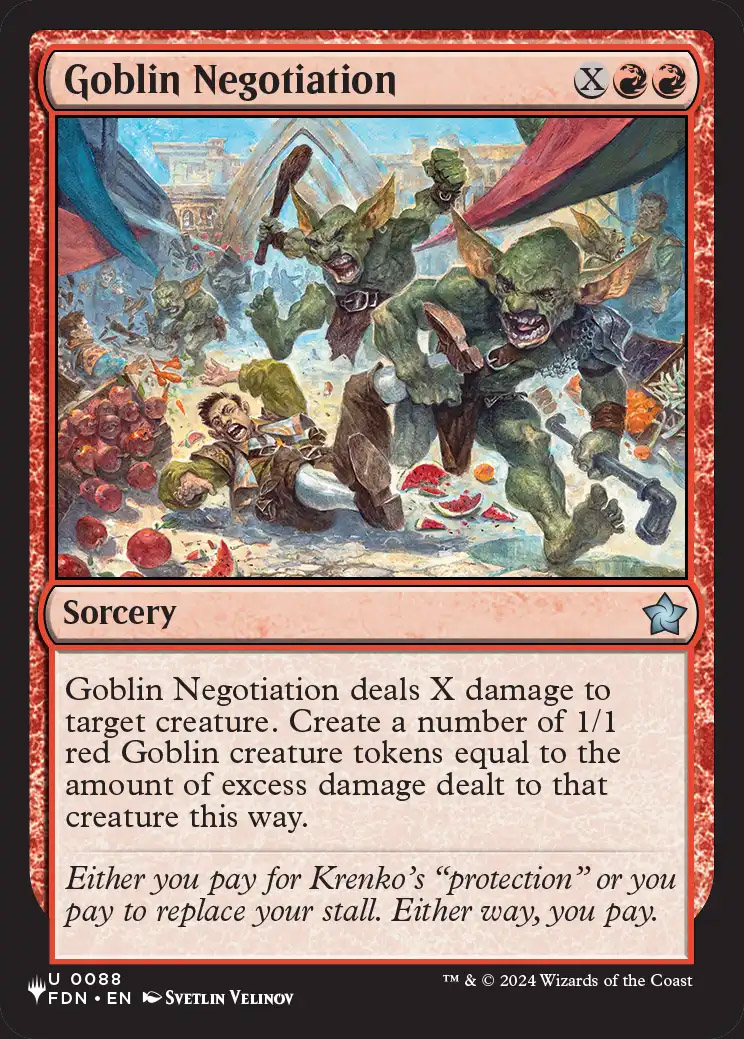 Goblin Negotiation
