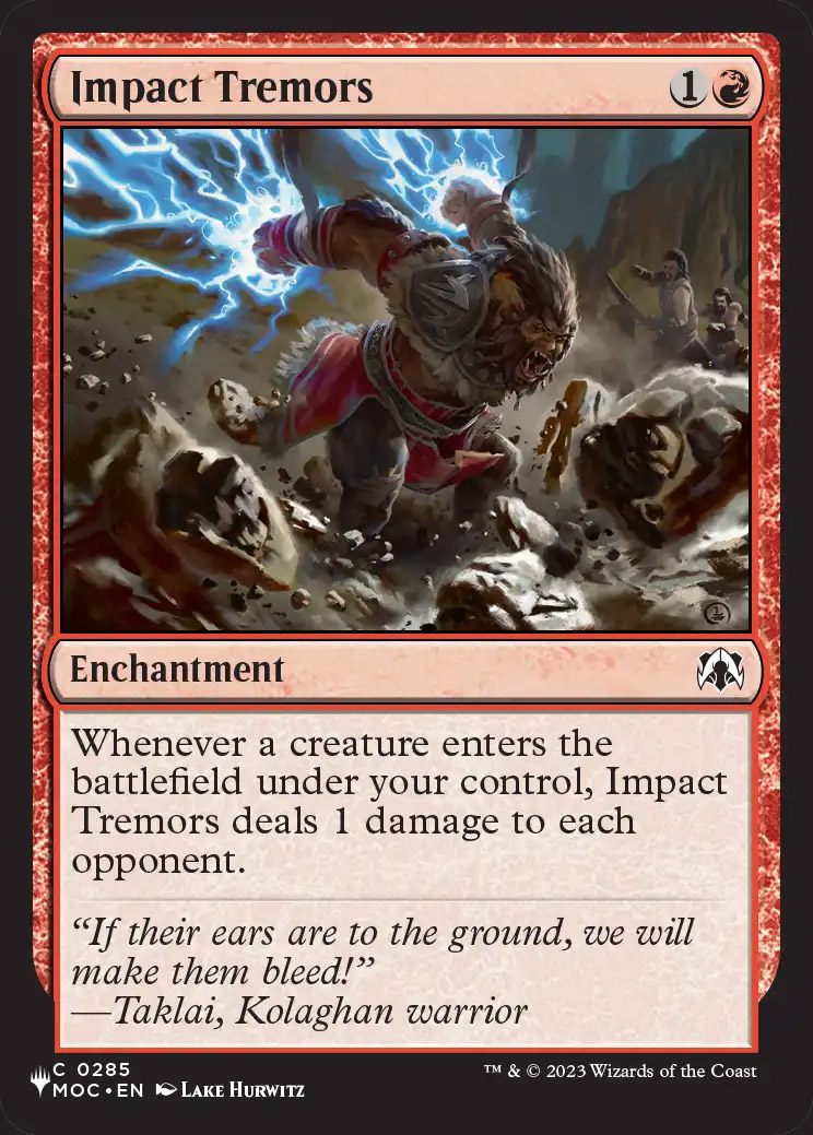 Impact Tremors