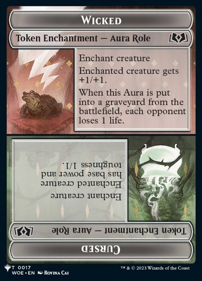 Wicked Role Token // Cursed Role Token // Treasure Token