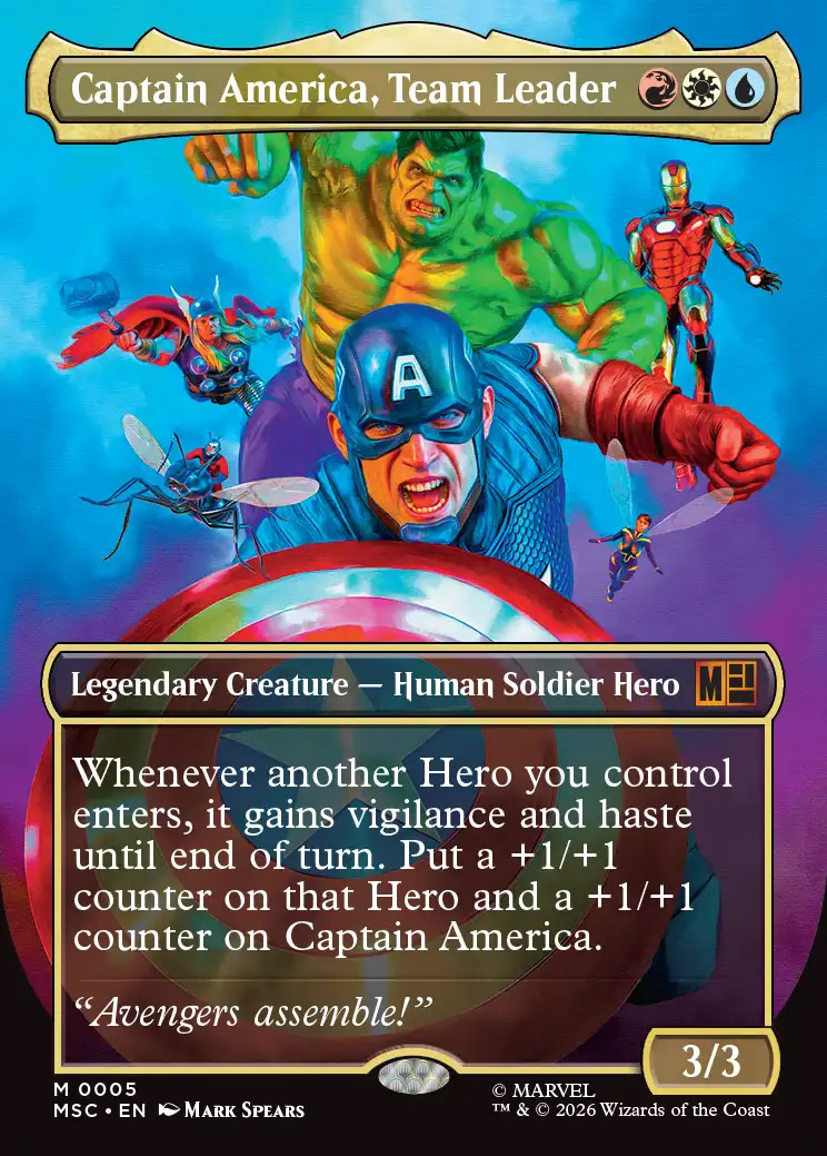 Captain America, Team Leader