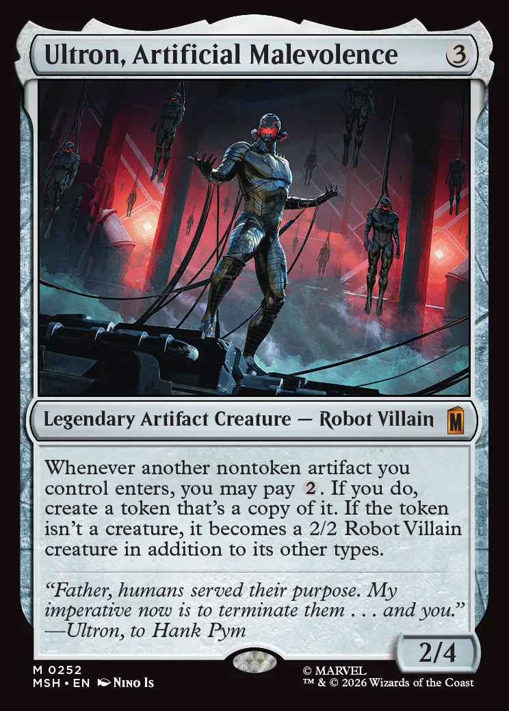 Ultron, Artificial Malevolence