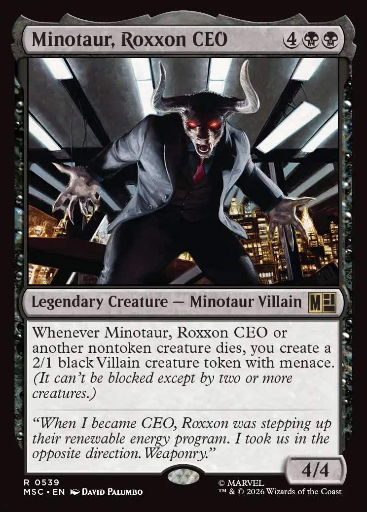 Minotaur, Roxxon CEO