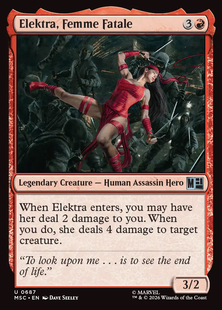 Elektra, Femme Fatale