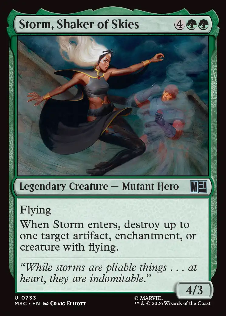 Storm, Shaker of the Skies