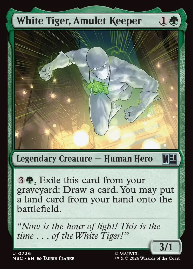 White Tiger, Amulet Keeper
