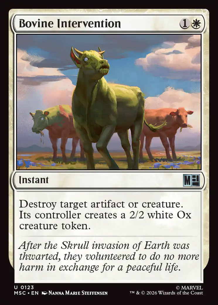 Bovine Intervention