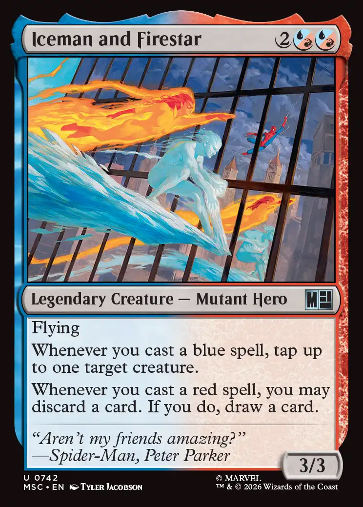 Iceman and Firestar