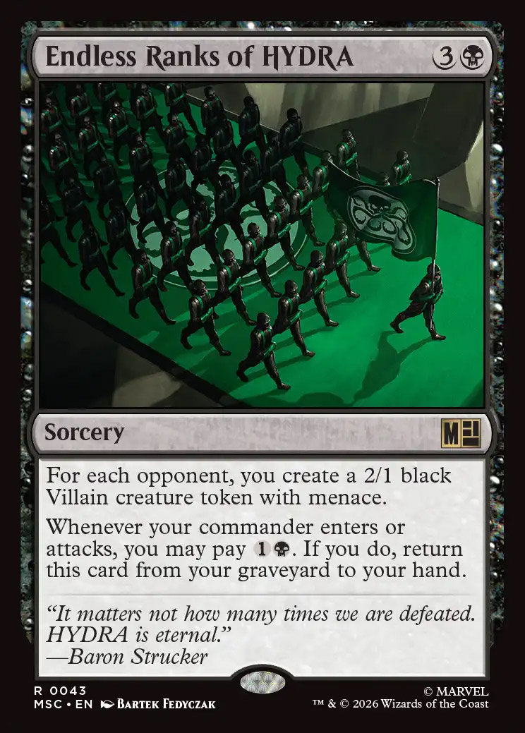 Endless Ranks of HYDRA
