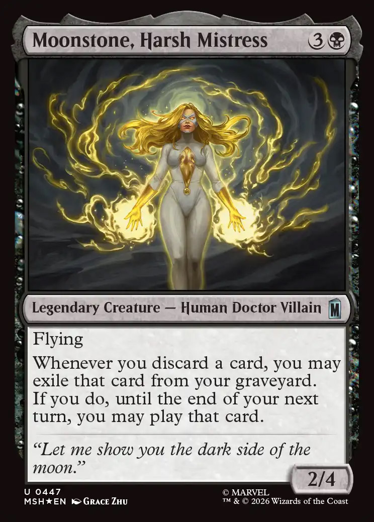 Moonstone, Harsh Mistress