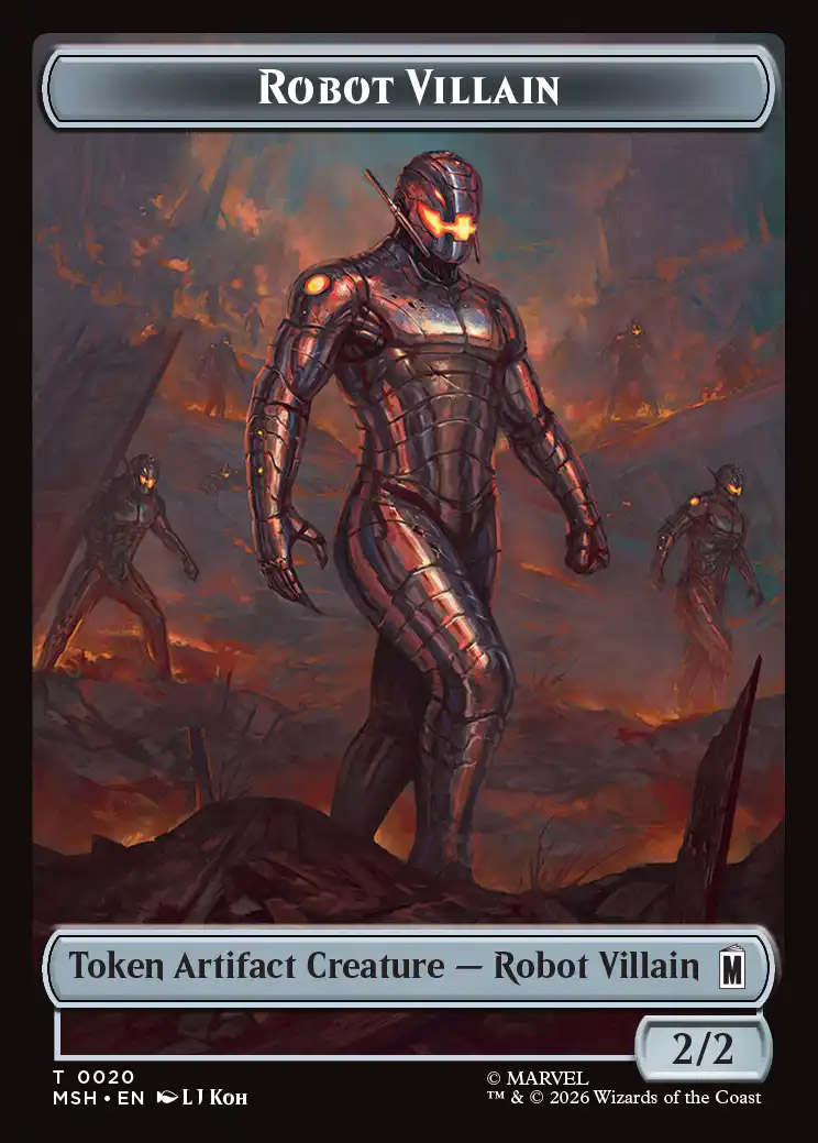 Robot Villain Token