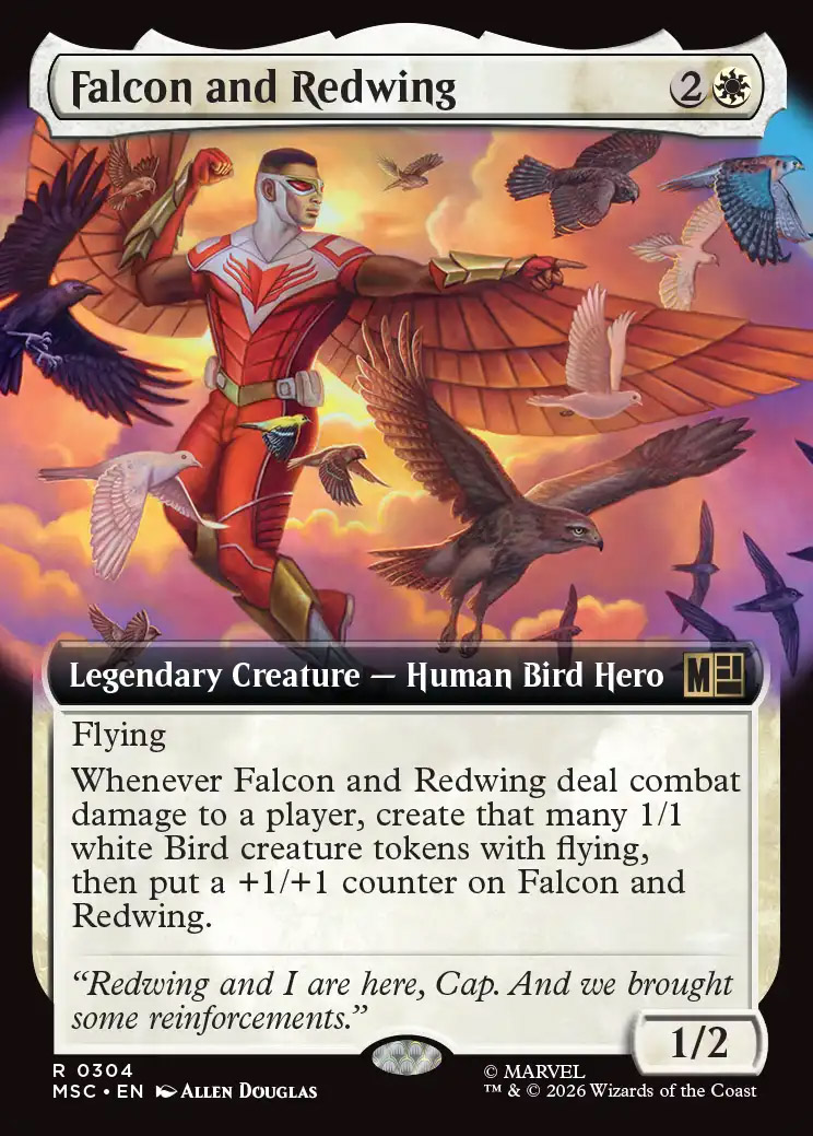 Falcon and Redwing