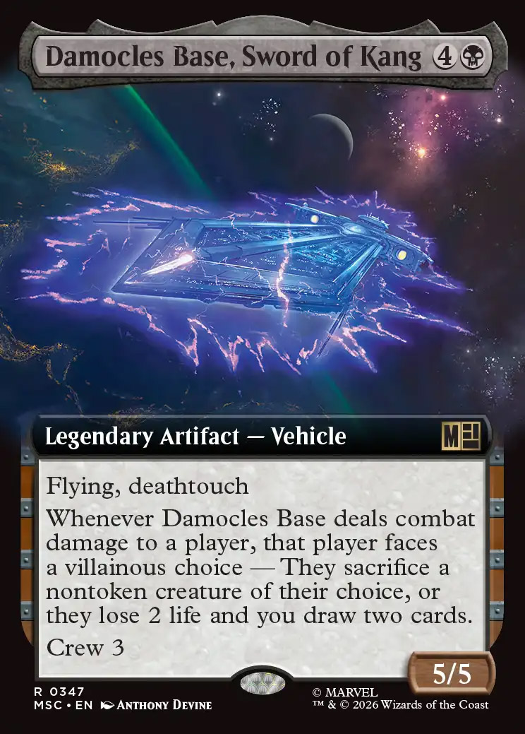 Damocles Base, Sword of Kang