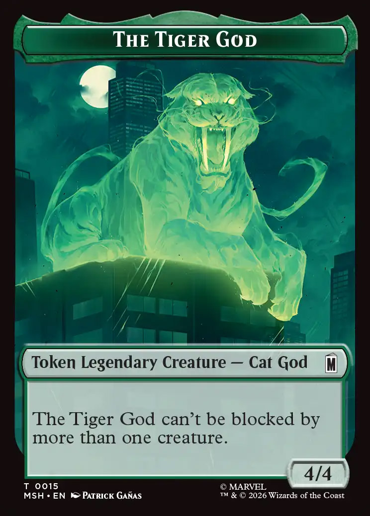 The Tiger God Token