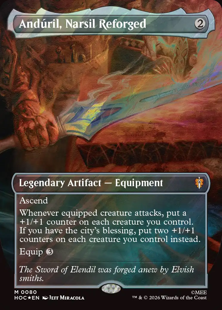 Anduril, Narsil Reforged
