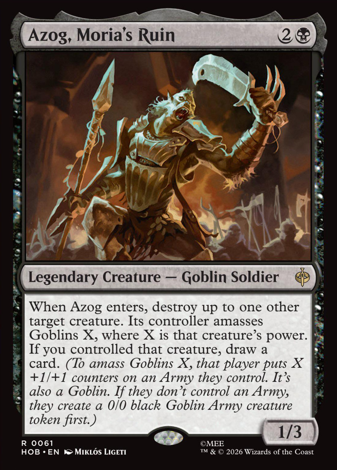 Azog, Moria's Ruin
