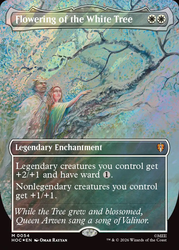 Flowering of the White Tree