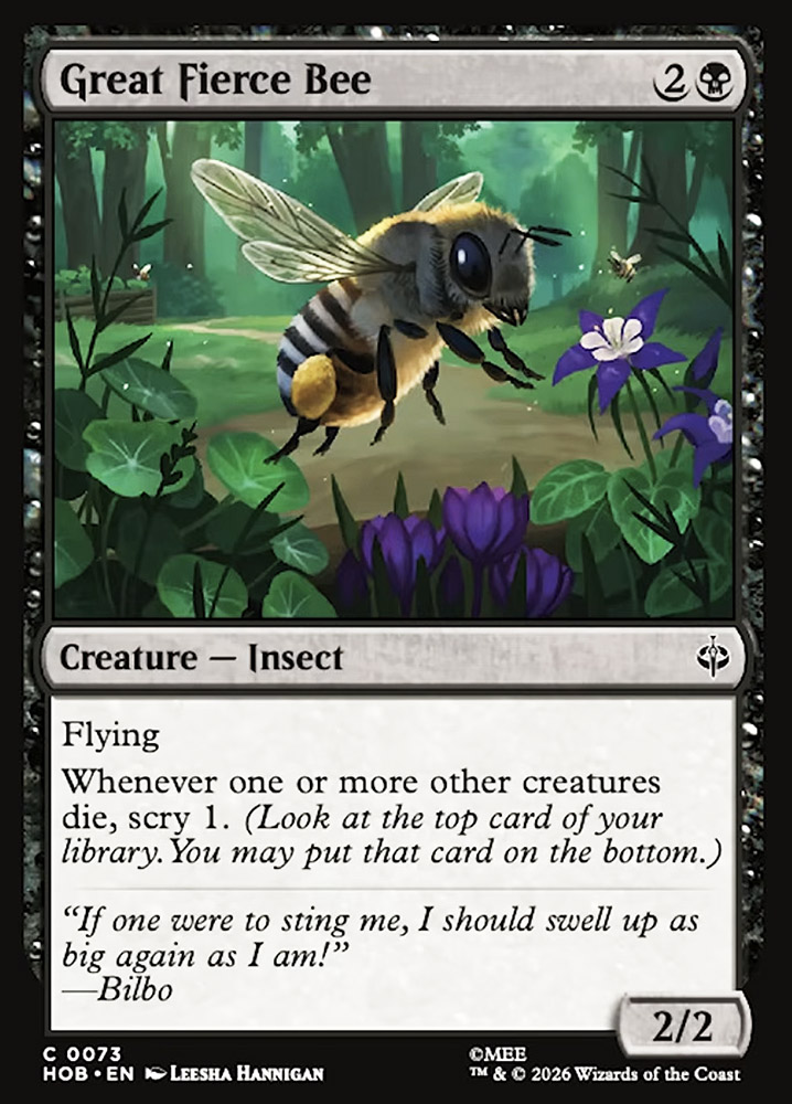 Great Fierce Bee