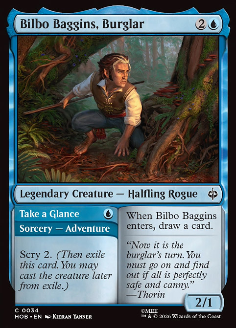 Bilbo Baggins, Burglar