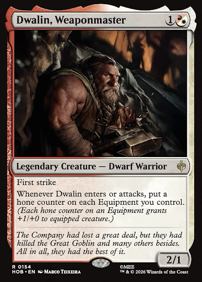 Dwalin, Weaponmaster