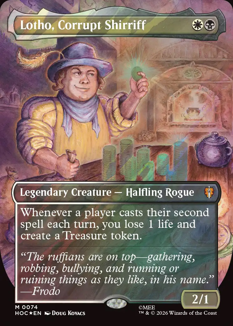 Lotho, Corrupt Shirriff