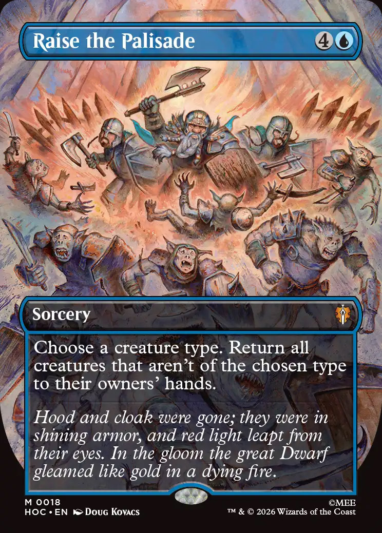 Raise the Palisade