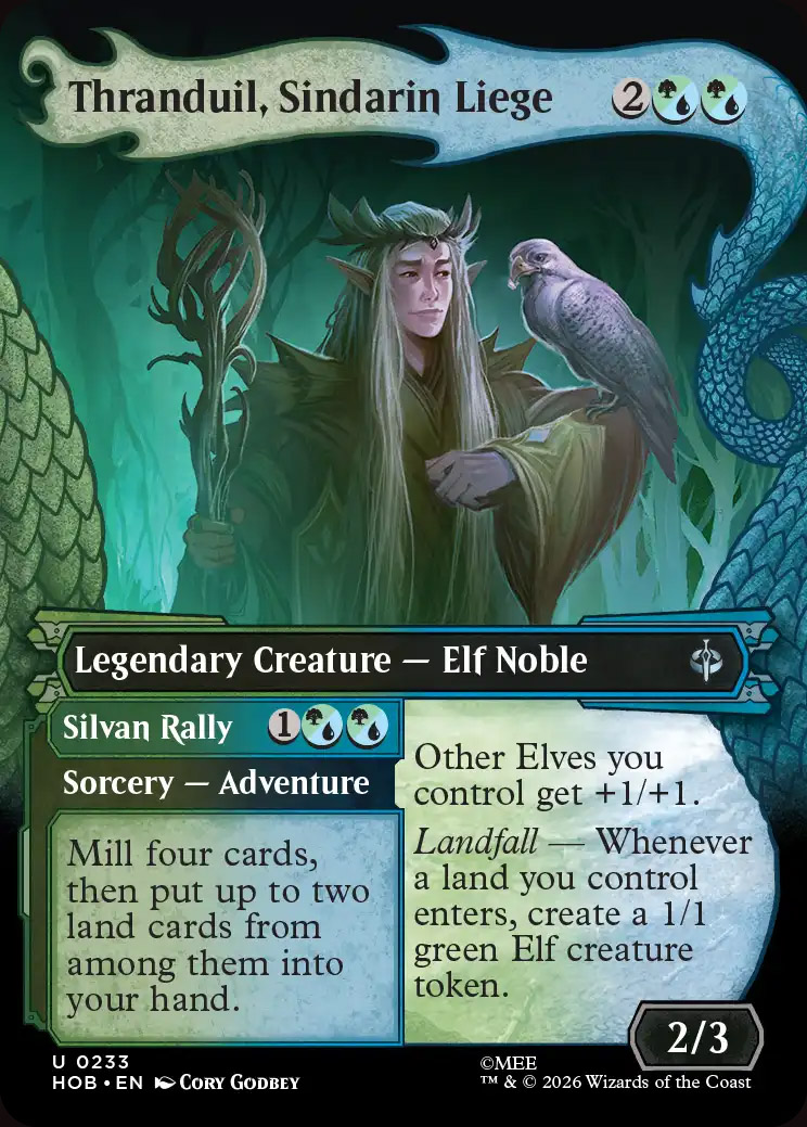 Thranduil, Sindarin Liege