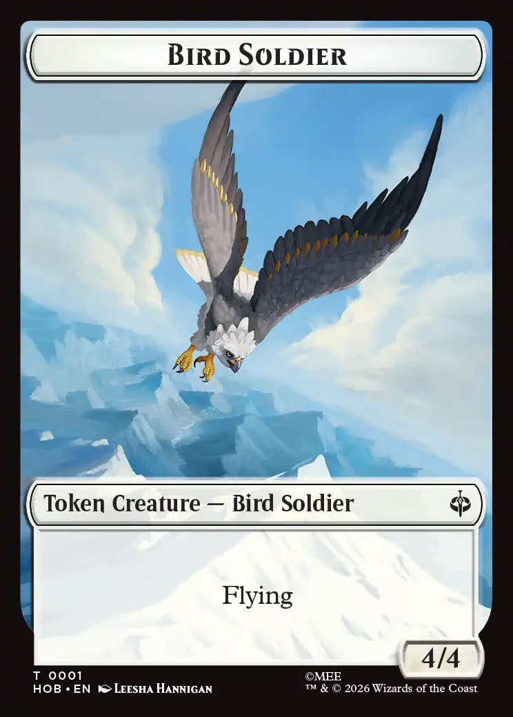 Bird Soldier Token