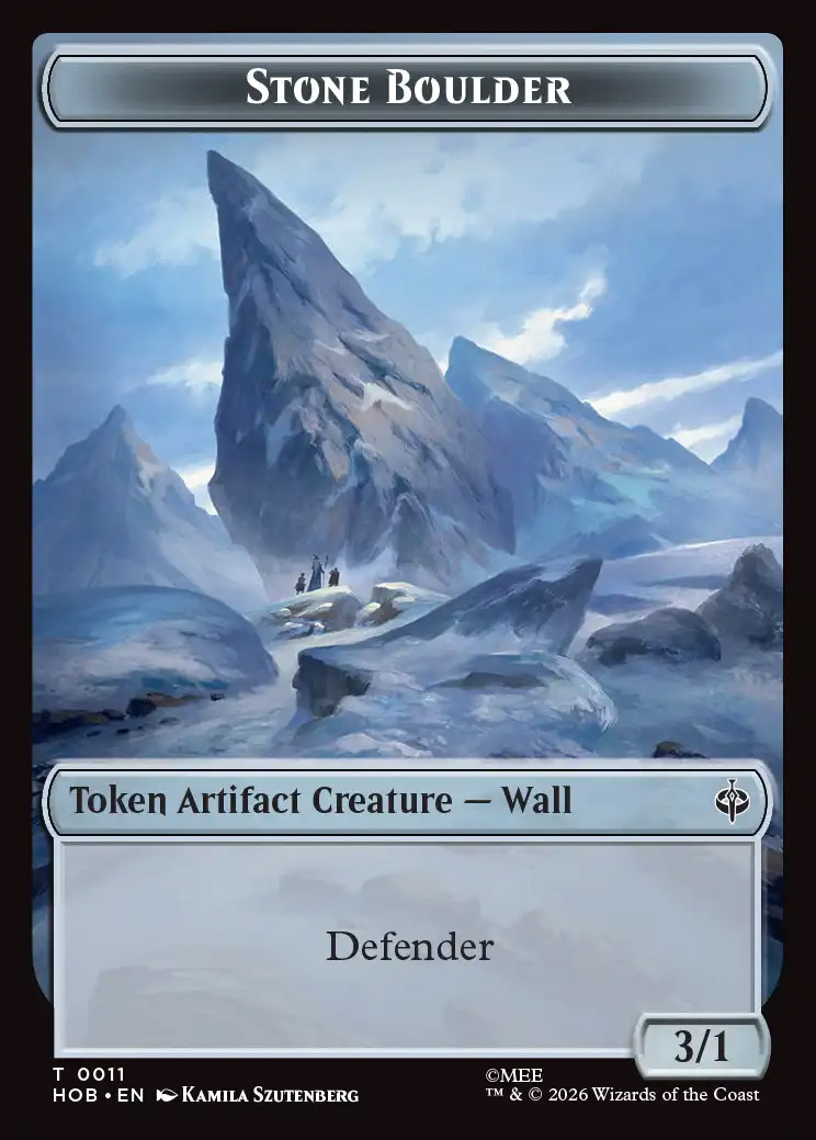 Stone Boulder Token