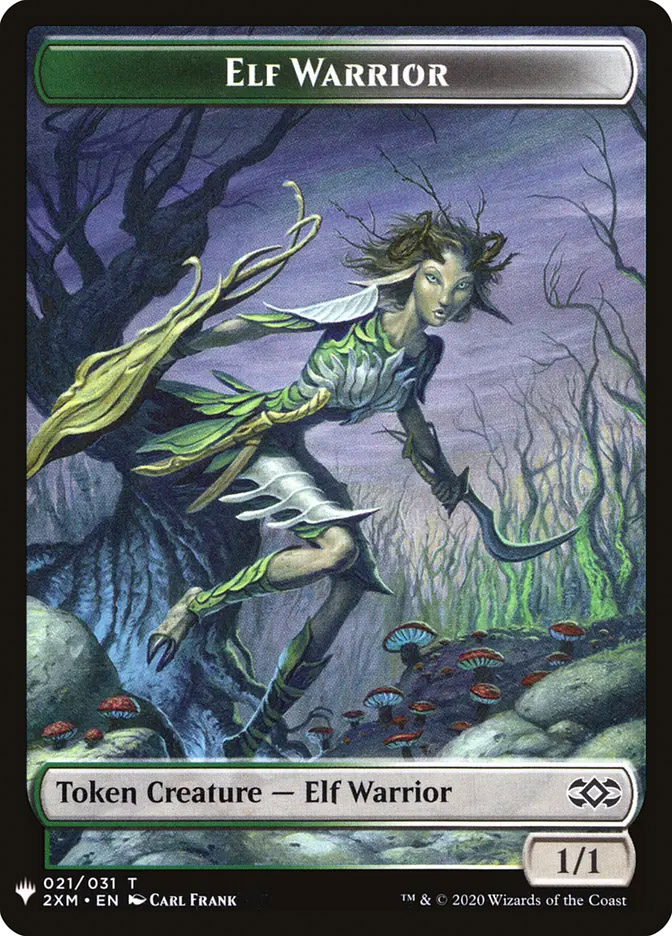 Elf Warrior Token // Eldrazi Token