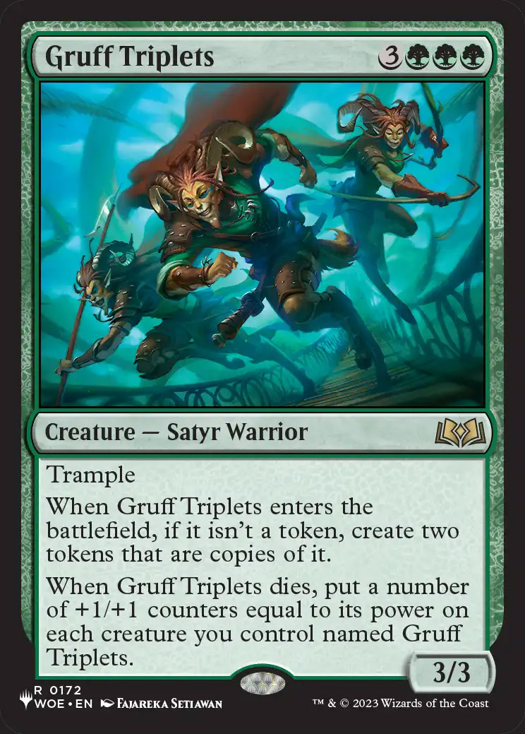 Gruff Triplets