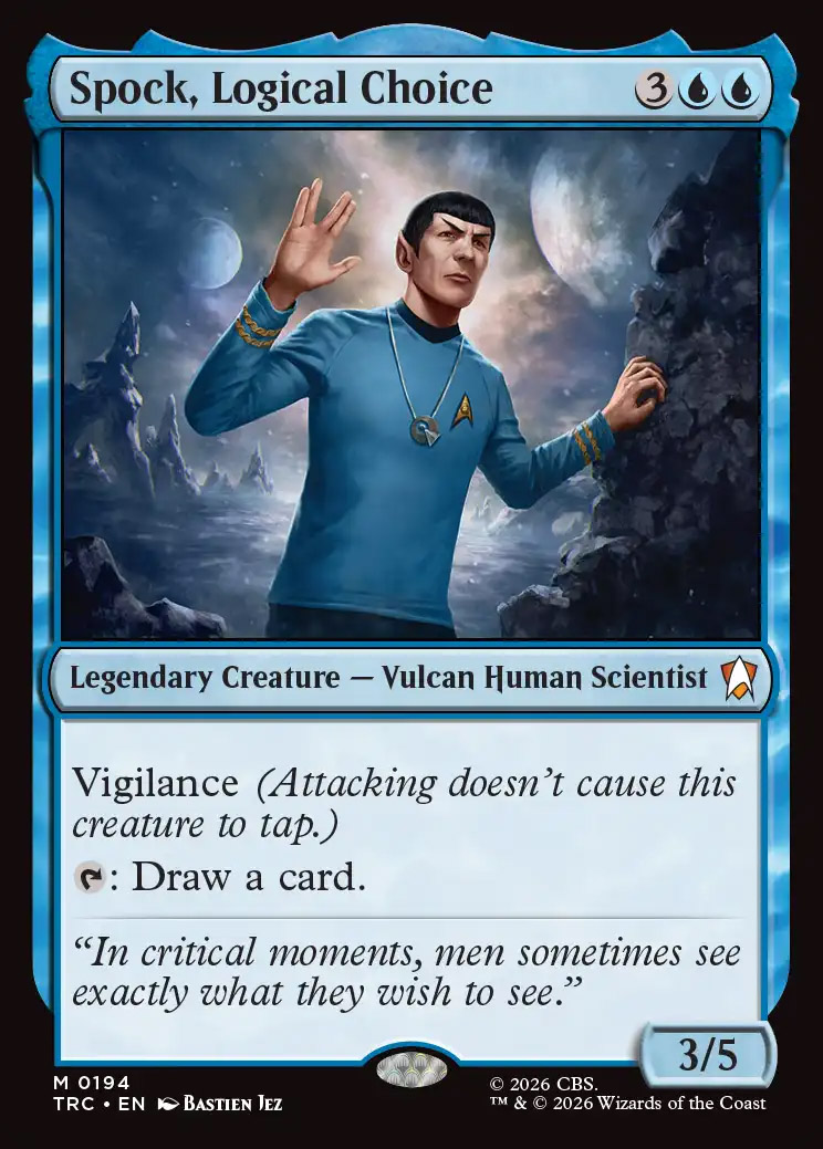 Spock, Logical Choice