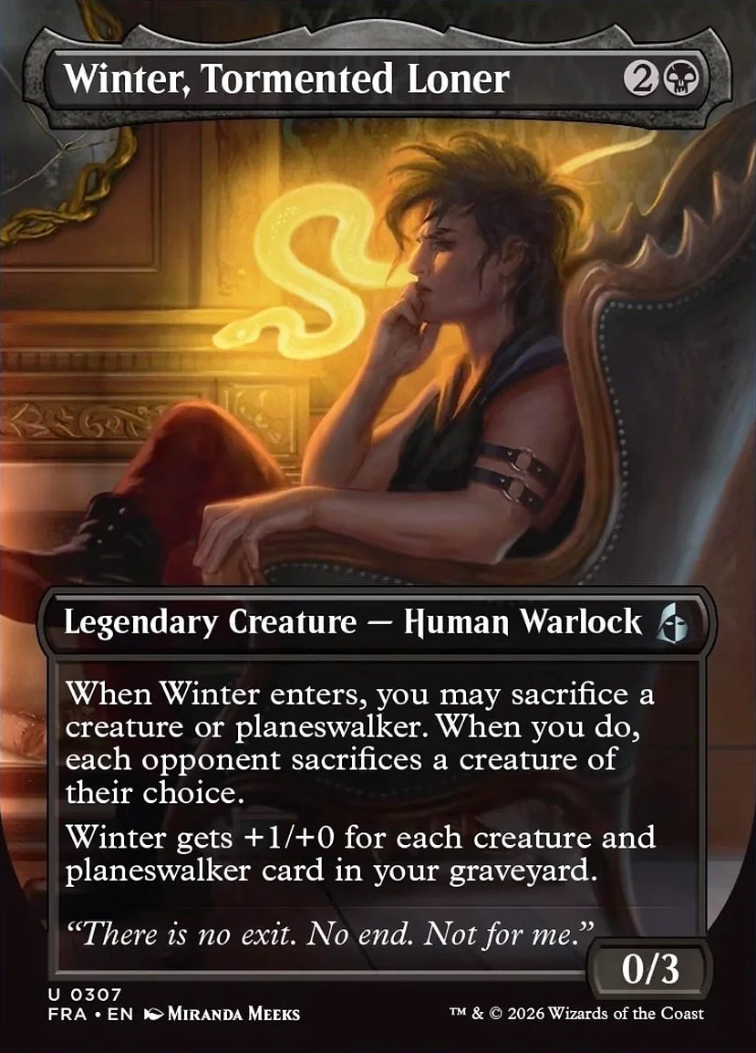 Winter, Tormented Loner