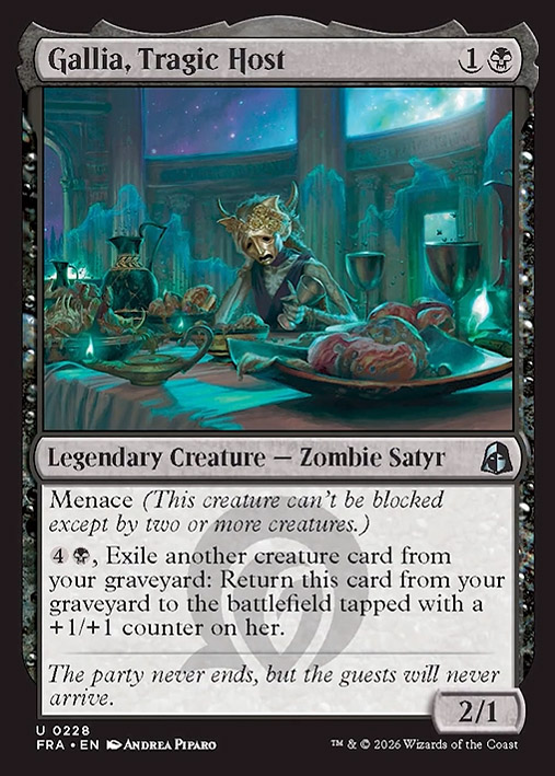 Gallia, Tragic Host