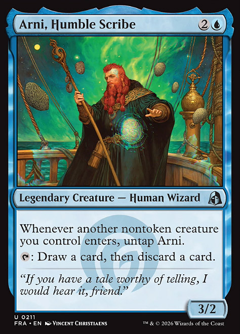 Arni, Humble Scribe